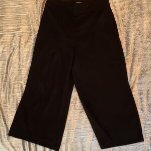 Express Elegant Black Wide-Leg Pants